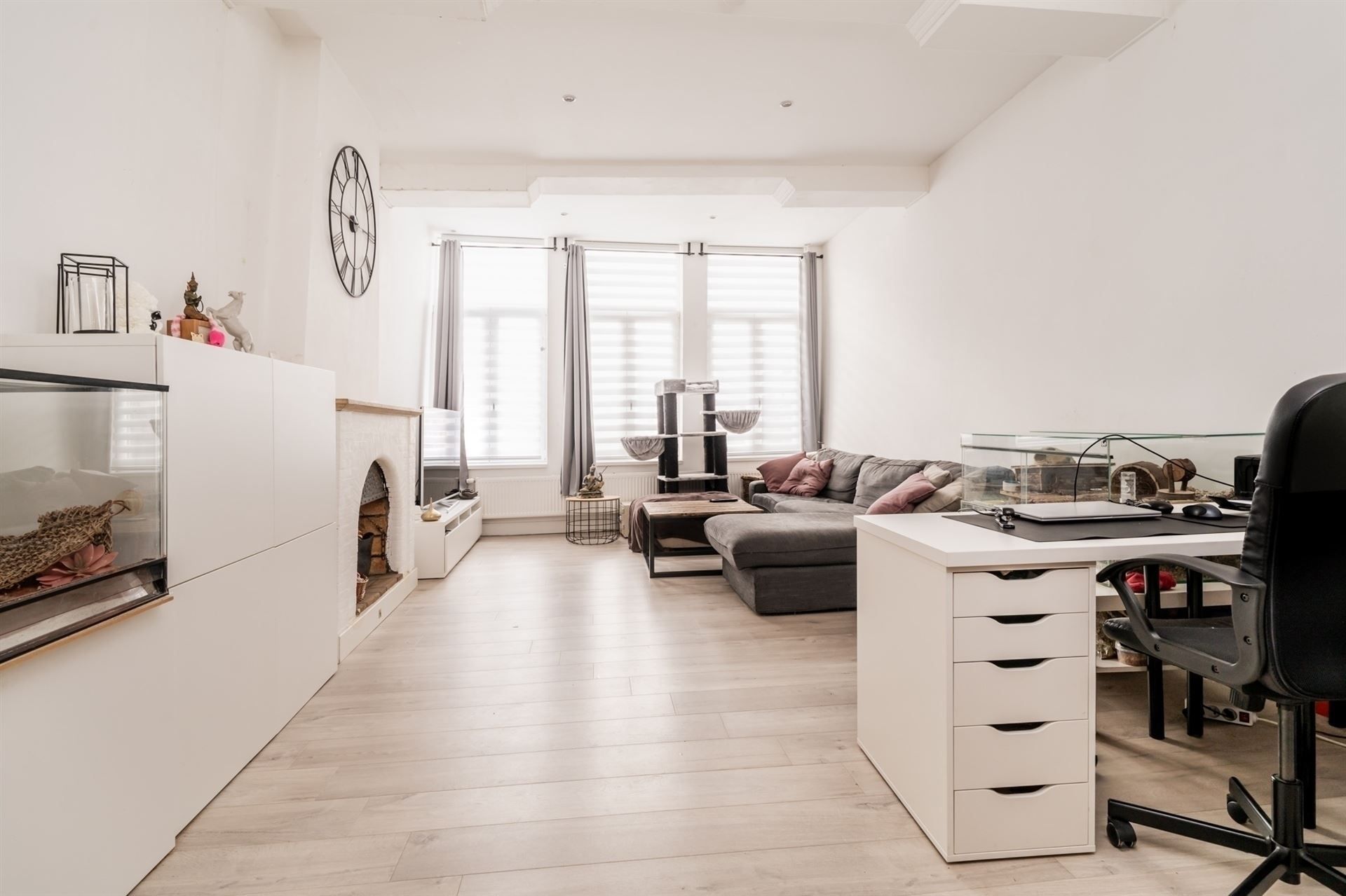 Duplex appartement met handelsgelijkvloers en zicht op stadhuis! foto 2