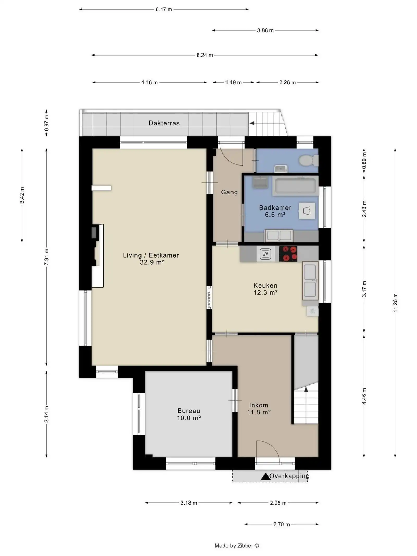 Charmante lichtrijke woning (251m²) met 4 slaapkamers + garage op een uitstekende locatie te Buizingen  foto 6