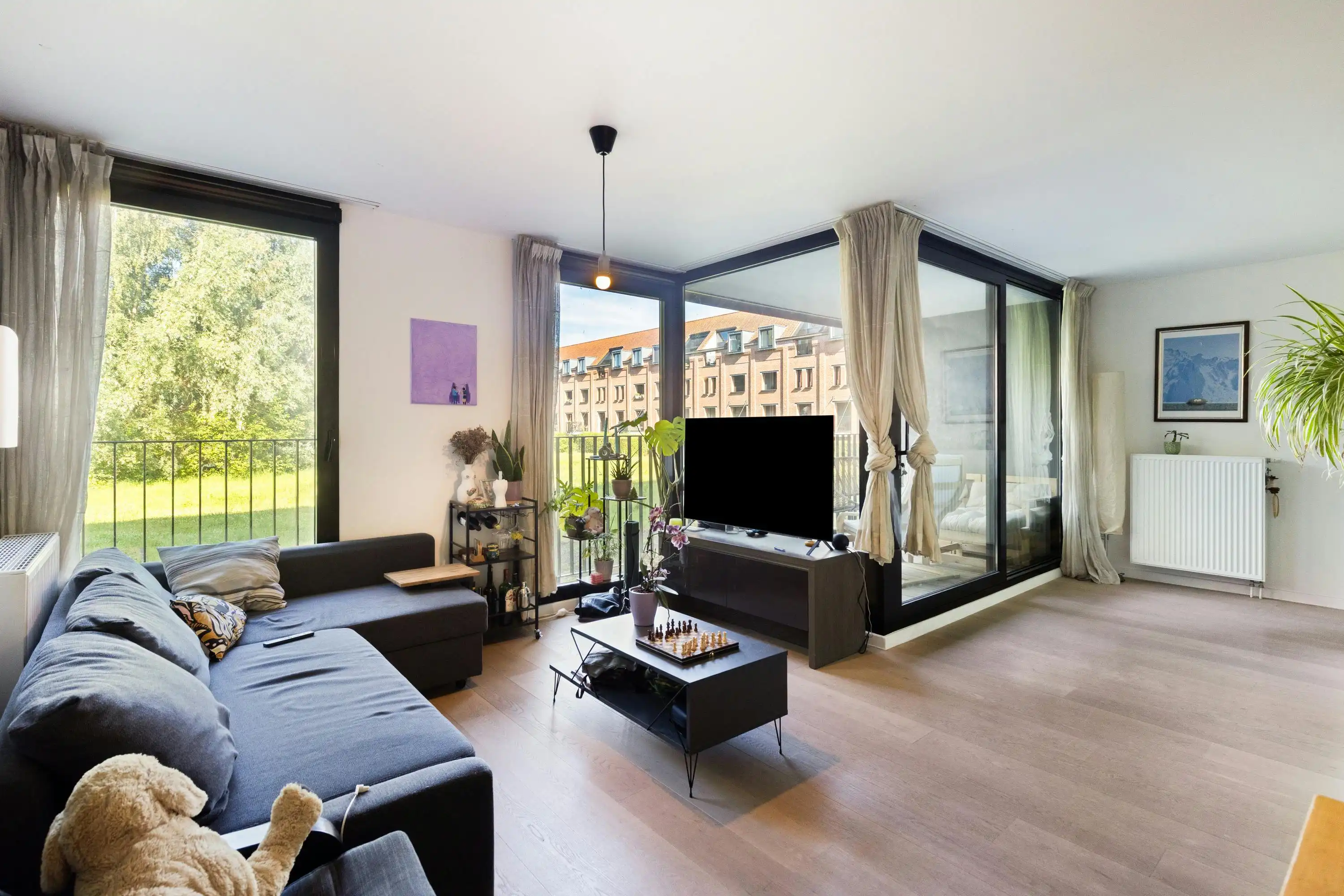 Gelijkvloers appartement te koop met terras en open zicht foto 2
