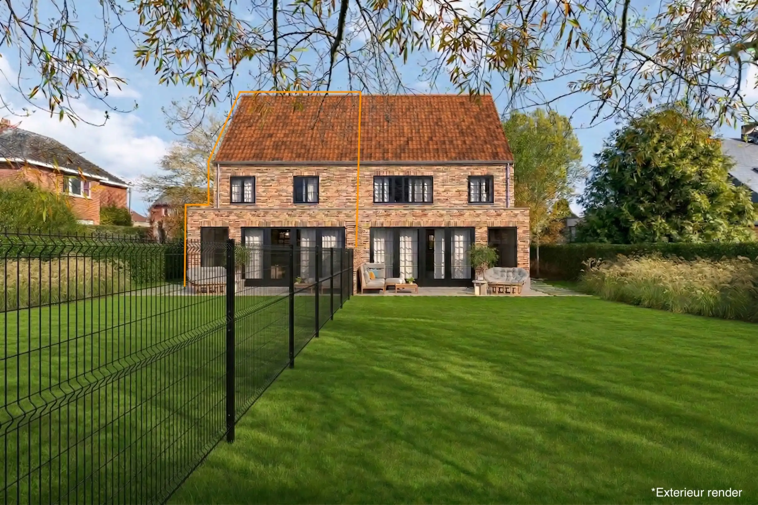 Bouwgrond voor halfopen bebouwing op 4a55 te Helchteren foto 5