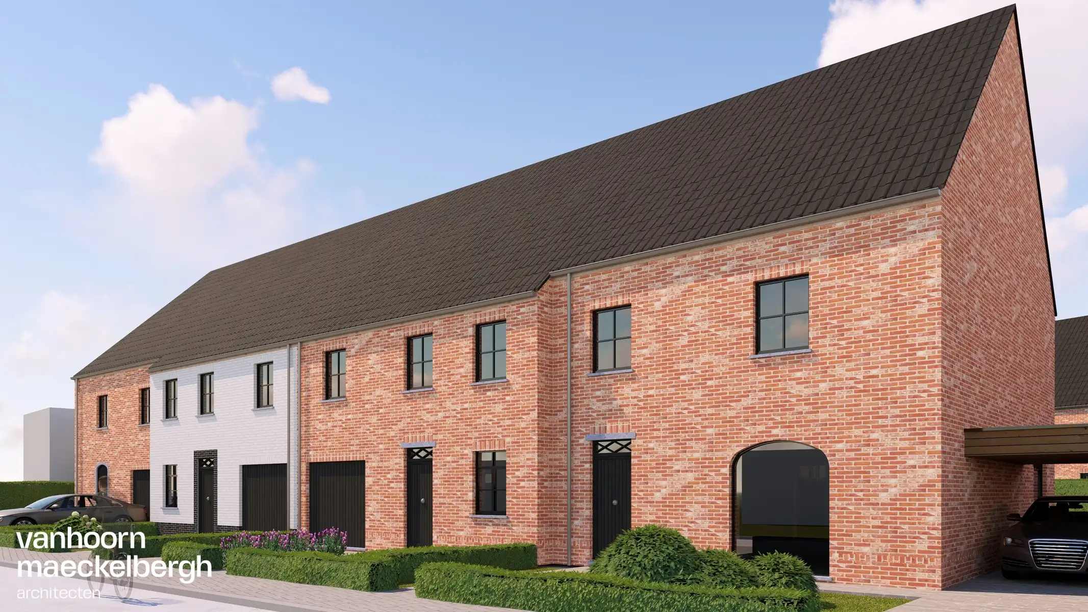 Nieuwbouw gezinswoning nabij het centrum in Gistel. foto {{pictureIndex}}