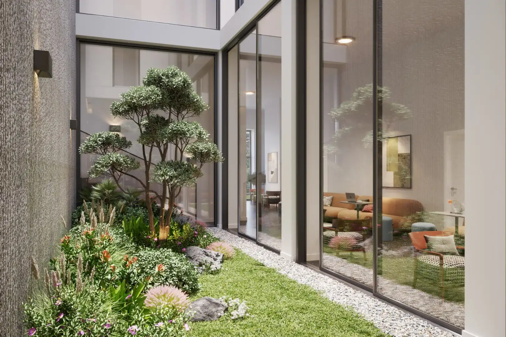 STUDENTENLOFT van ca. 33m² met uitzonderlijke plafondhoogte van 3 meter en TERRAS foto 2