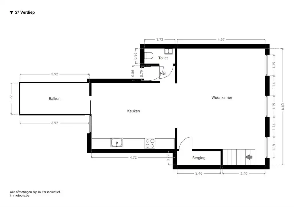 Gerenoveerd duplex appartement met terras foto 8