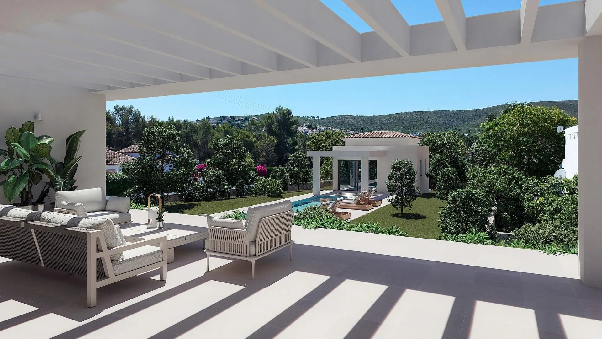 Ervaar ultieme luxe en natuurlijke schoonheid in deze exclusieve nieuwbouwvilla in Javea – ruimte, comfort en design op een toplocatie aan de Costa Blanca foto 3