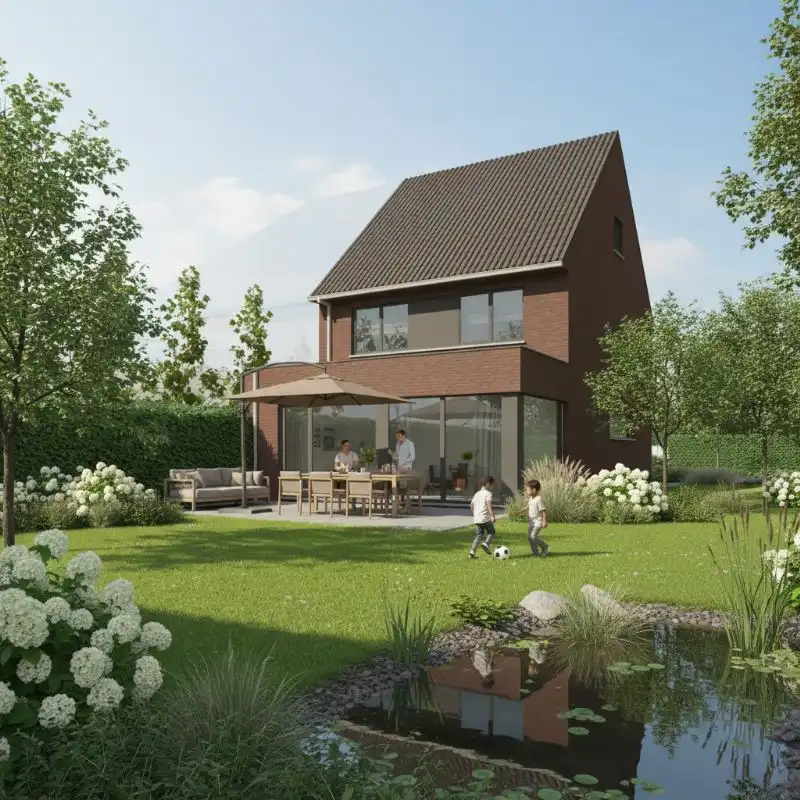 Nieuw te bouwen halfopen woning te Ieper. foto 2