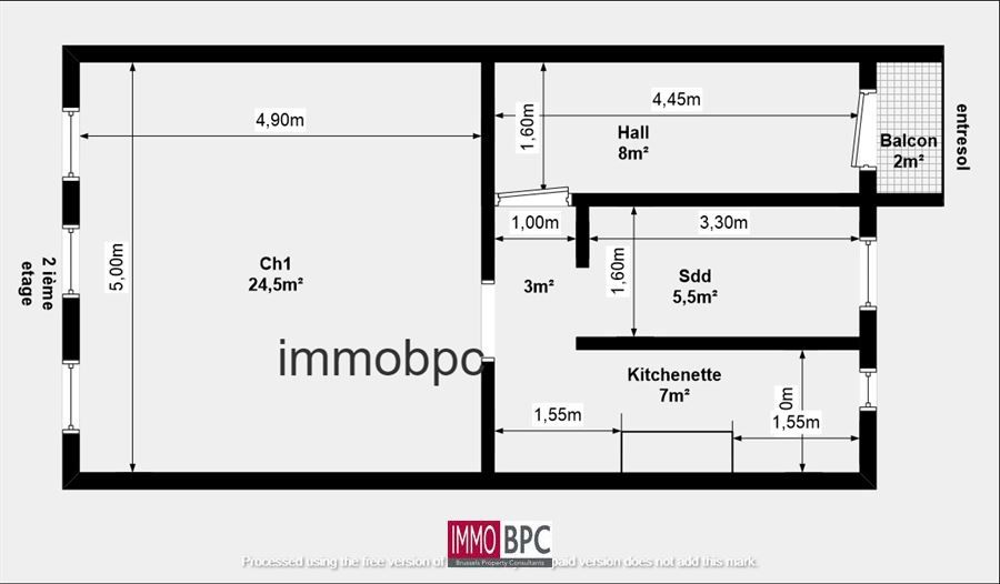 Opbrengsteig. met com. gelijkvl en 2 app en mog. 3de verdiep studio   foto 34