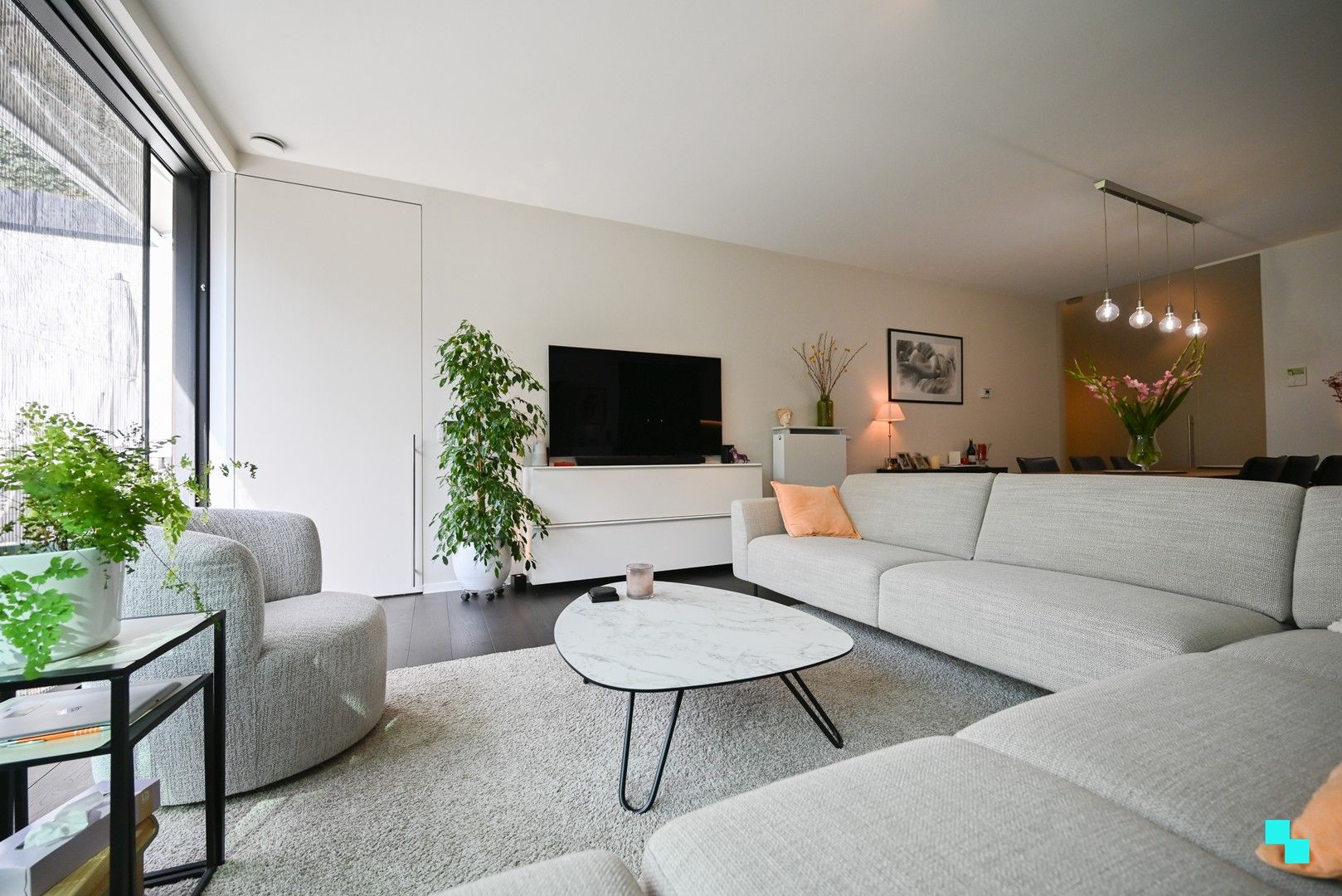 Uitzonderlijk hoogwaardig afgewerkt gelijkvloers appartement langs de Mandel foto 7