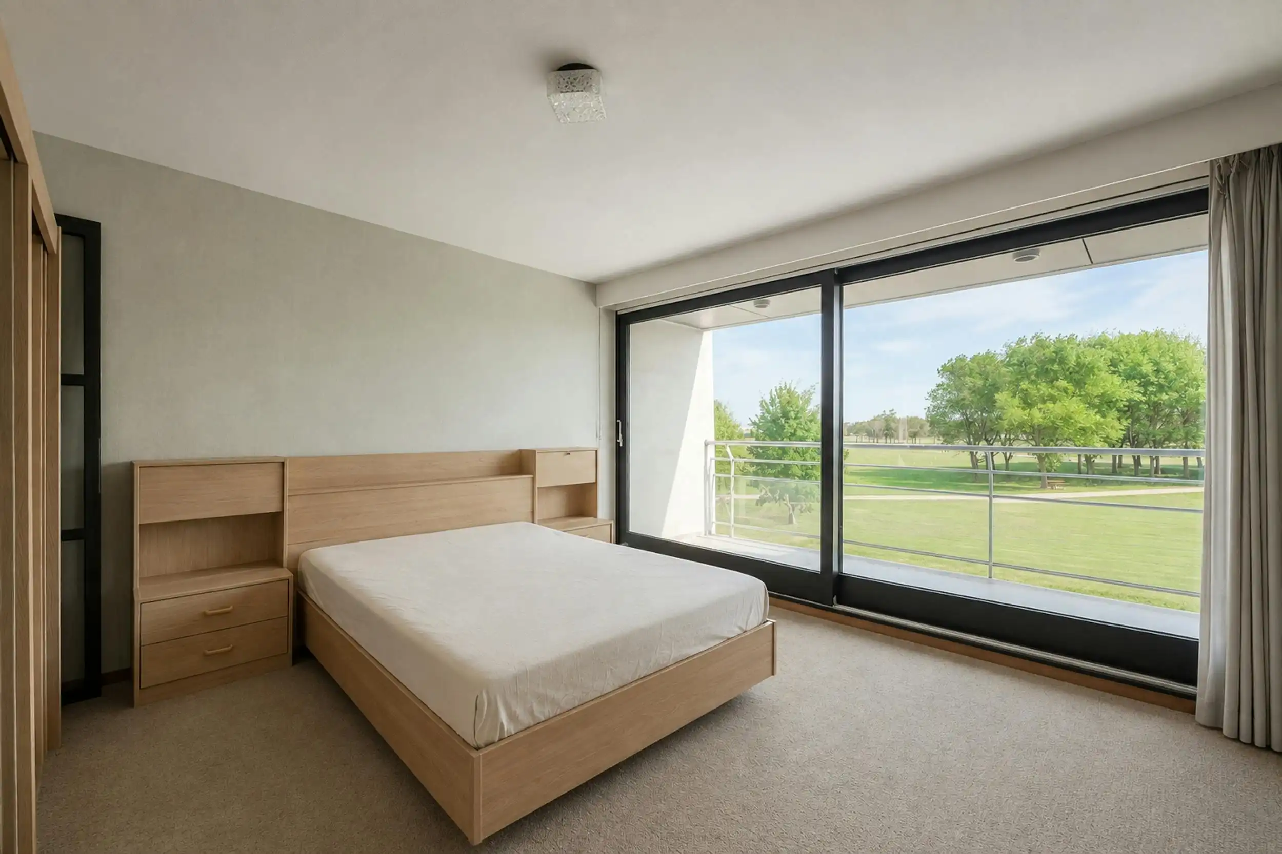 Appartement met twee slaapkamers en uniek open zicht foto 5
