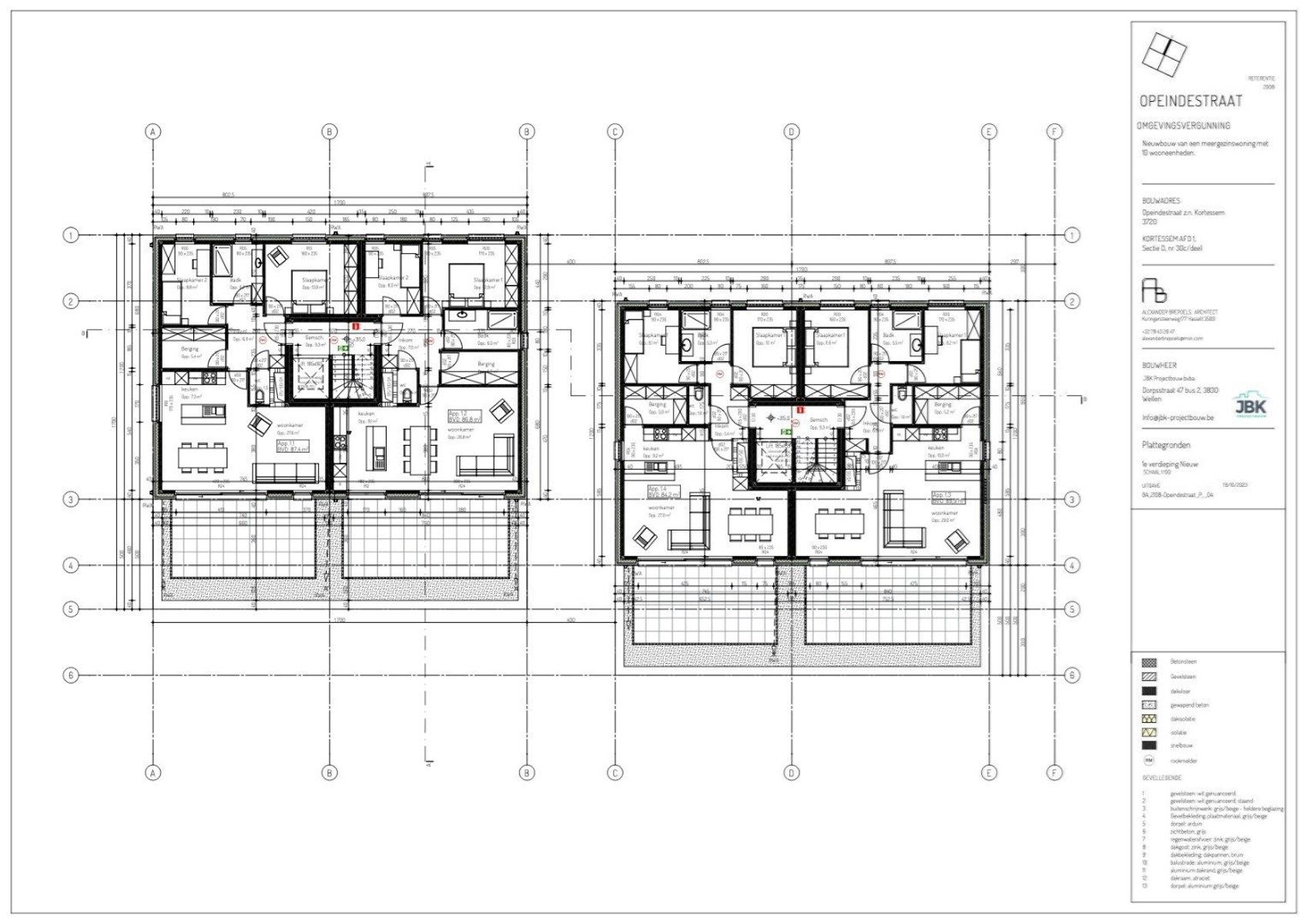 Residentie Van Bellis: Nieuwbouwappartement op de eerste verdieping met 2 slaapkamers in Kortessem, 90 m² bewoonbare oppervlakte en terras van 28 m² inclusief ondergrondse parkeerplaats en berging. foto 6