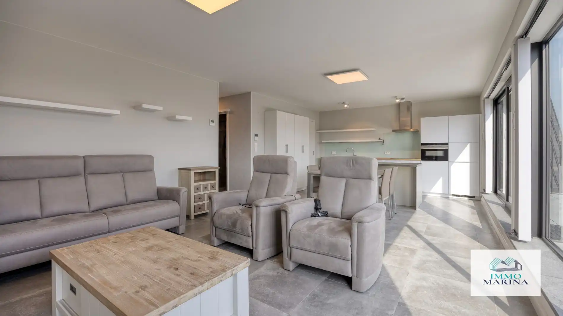 Prachtig app met 1 slpk en ruime terrassen foto 9