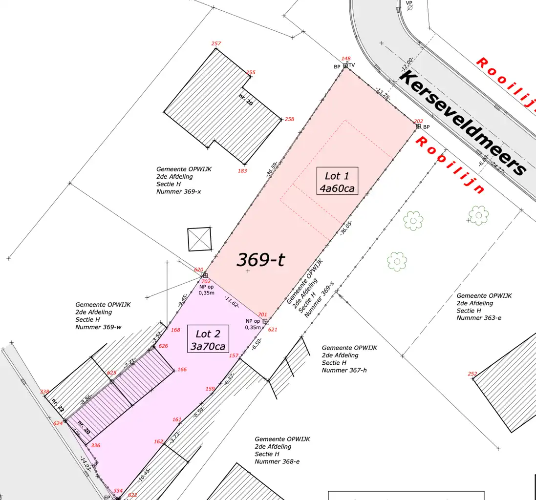 Bouwgrond  voor halfopen bebouwing (Lot 1) foto 2