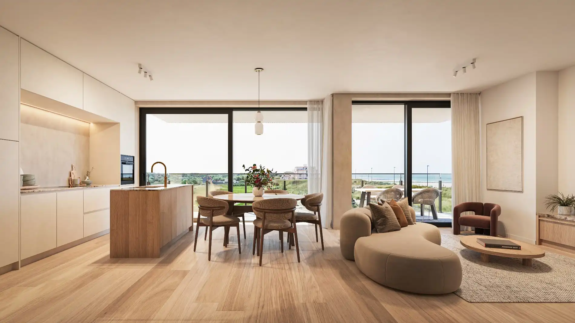 Exclusief nieuwbouwappartement met zongerichtterras en duin- en zeezicht! foto 2