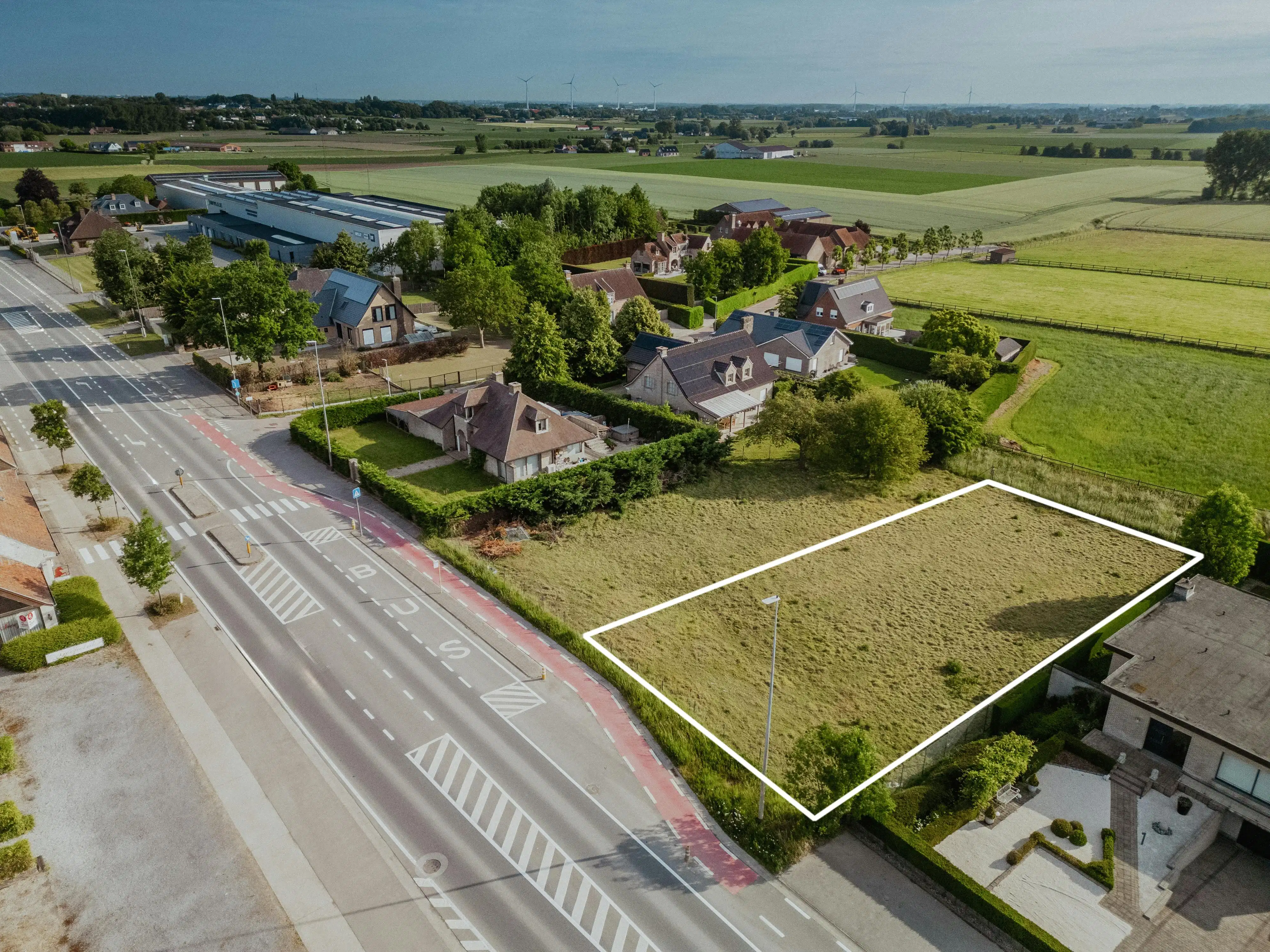 Mooi perceel bouwgrond (1.000 m²) te koop Bellegem foto 2