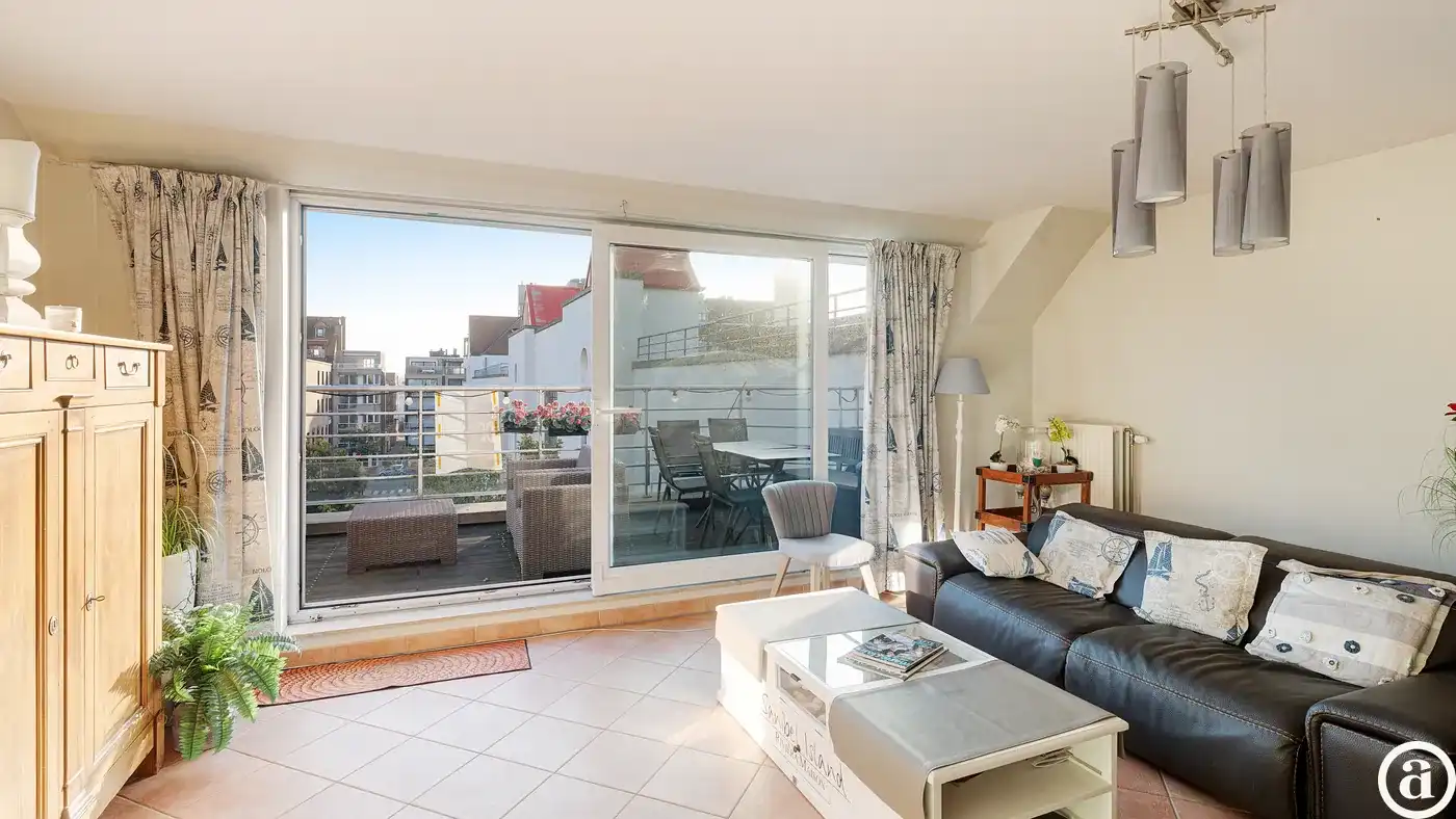 Licht duplexappartement met ruime terrassen in Knokke-Heist foto 6
