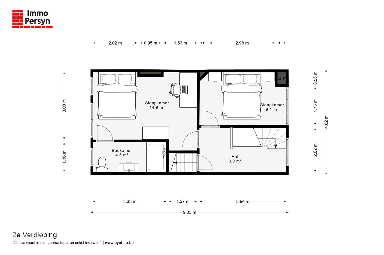 Handelspand + duplex-appartement in hartje Scherpenheuvel foto 23