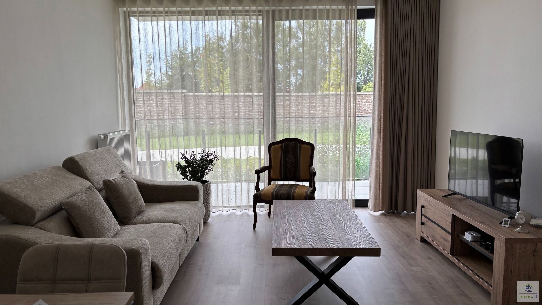 Gelijkvloers nieuwbouw app. 1 slpk.  foto 2