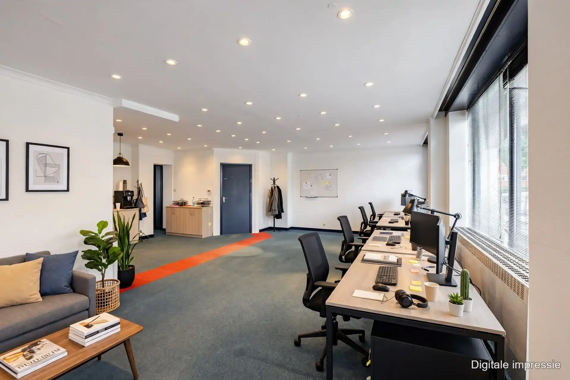 kantoorruimte van 90m² op centrumlocatie in Wetteren foto {{pictureIndex}}