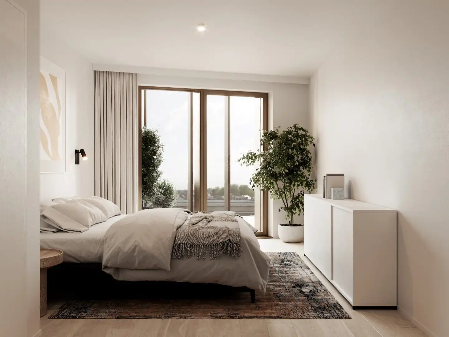 APPARTEMENT met terras, 61 m², 1 slaapkamer - Res. B'HIVE foto 5