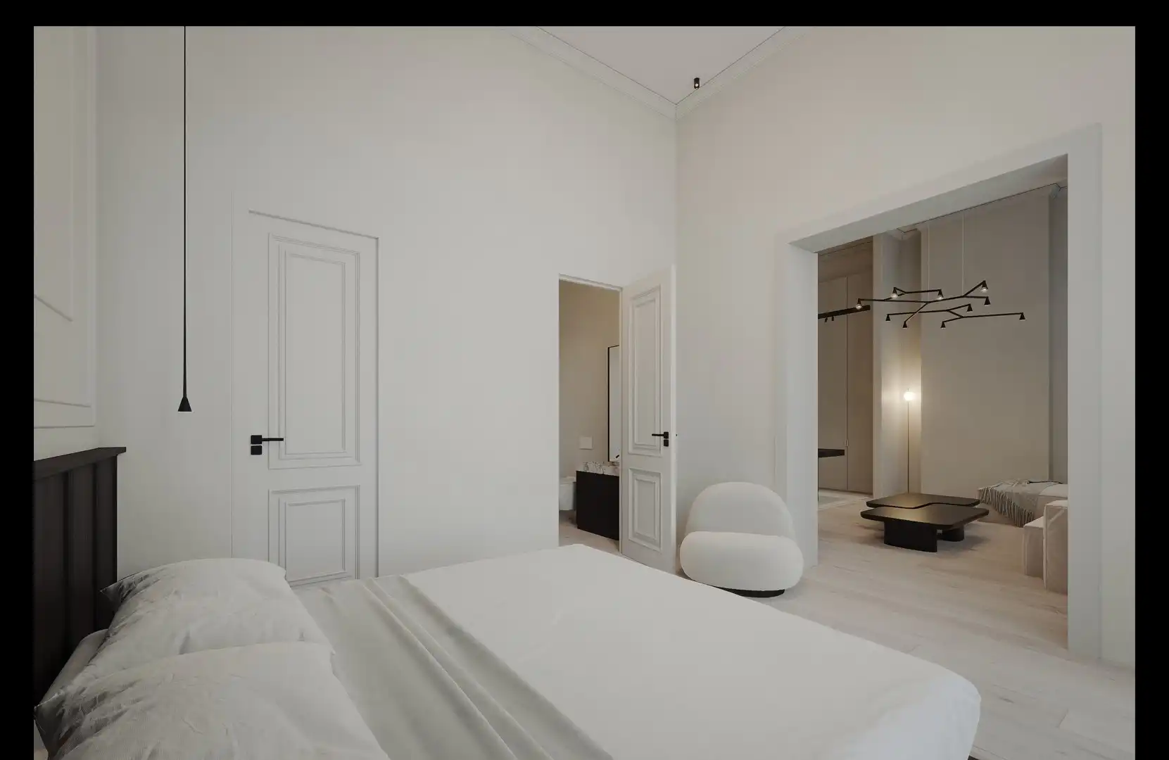 Exclusief  en zeer ruim appartement met groot terras en zicht op binnentuin en de 3 torens in centrum historisch Gent foto 11