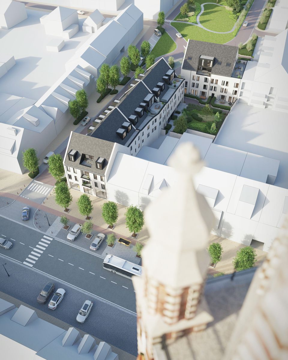 Gelijkvloers nieuwbouw appartement van 102,50m² met 2 slaapkamers en terras. foto 3