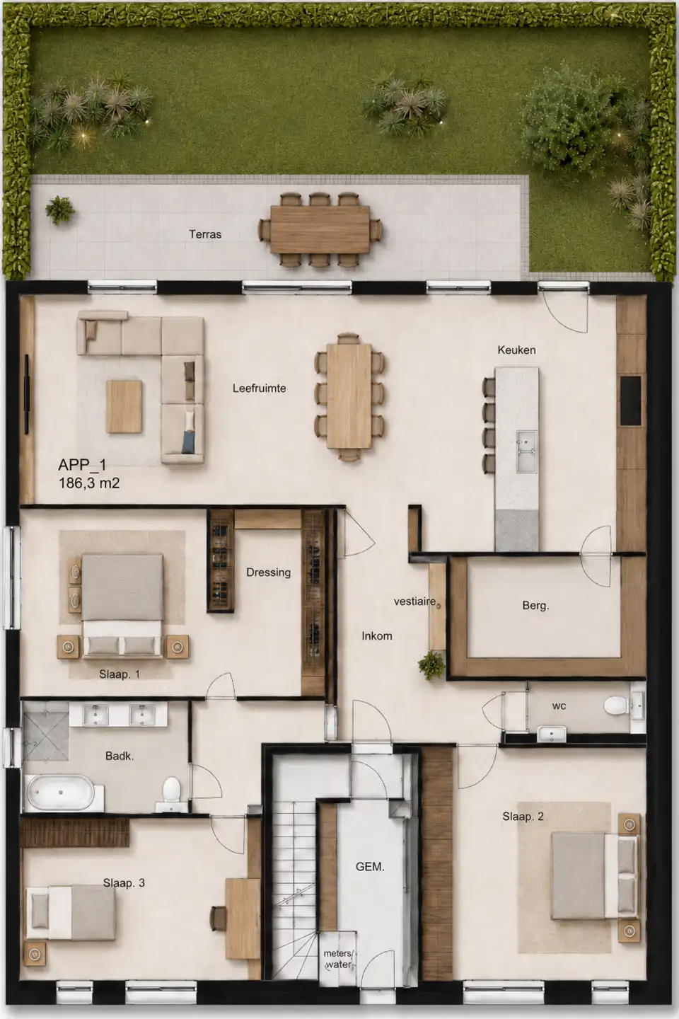 Gelijkvloers nieuwbouwappartement tussen Bokrijk en Boxberg foto 7