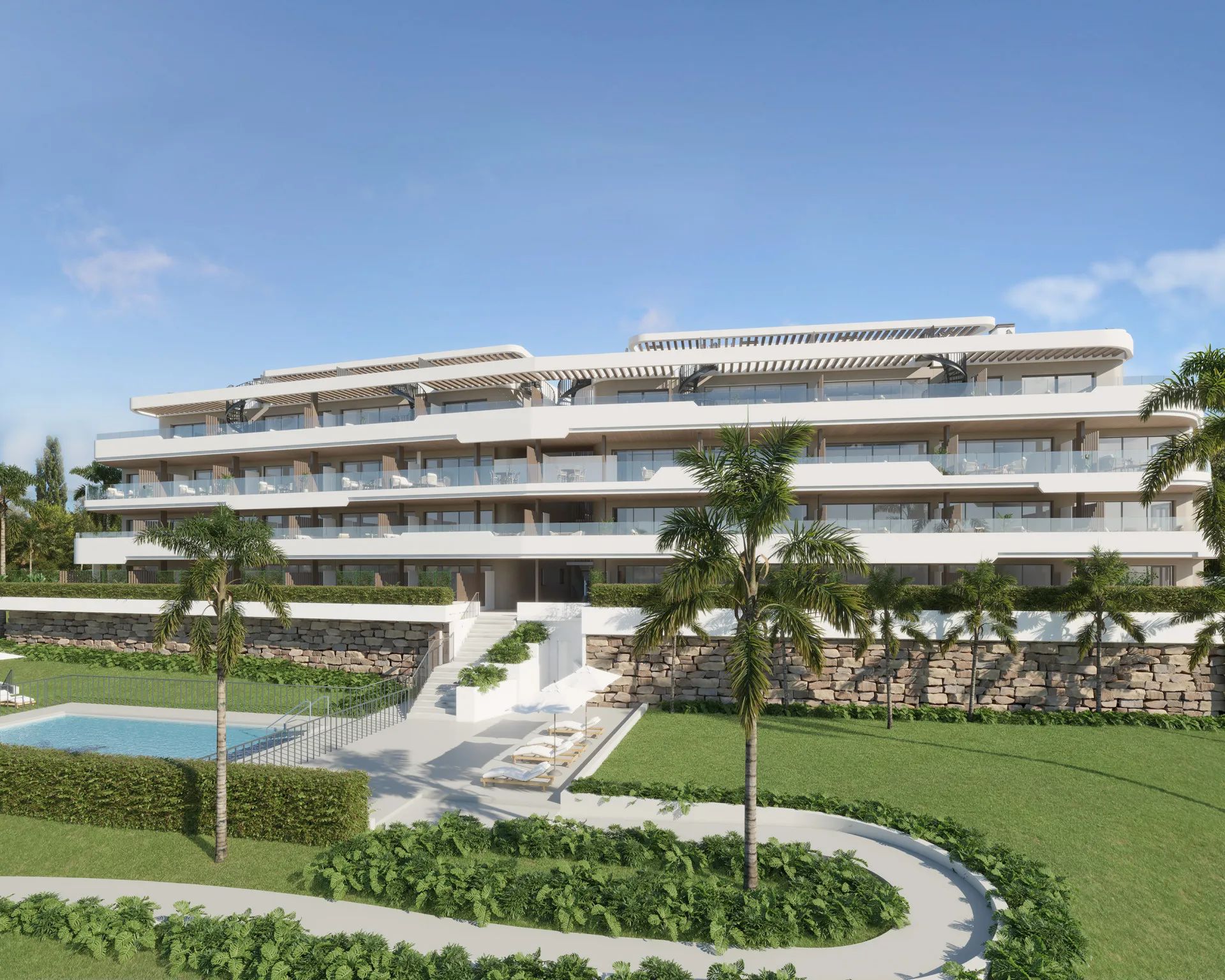 Wonen met adembenemend uitzicht: luxe appartementen met zeezicht aan de Middellandse Zee foto {{pictureIndex}}