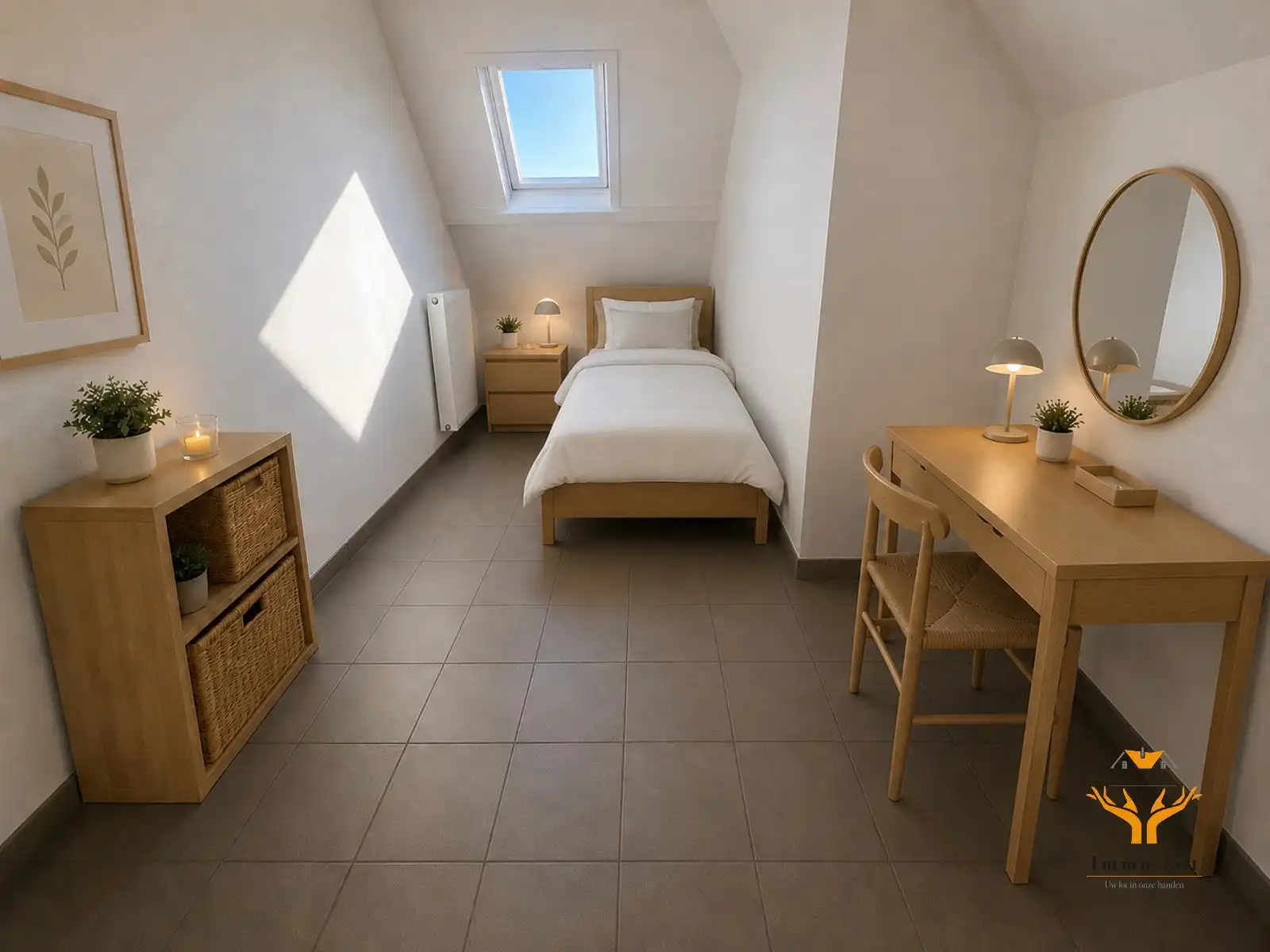 Knus tweeslaapkamerappartement te huur in Zele foto 10