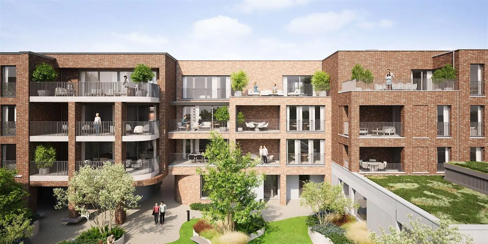 Penthouse met 2 slk met zicht op de abdijtoren foto 18