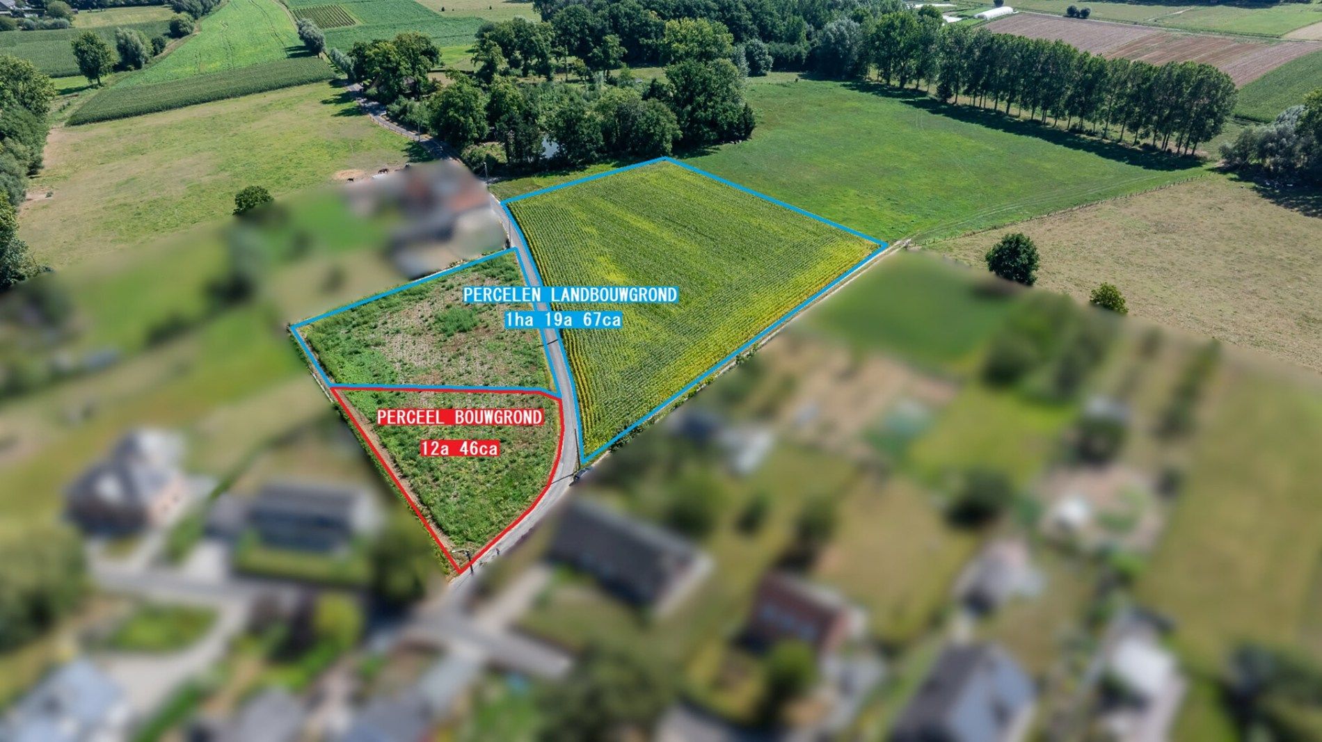 Exceptioneel gelegen bouw- en landbouwgrond te Michelbeke. foto {{pictureIndex}}