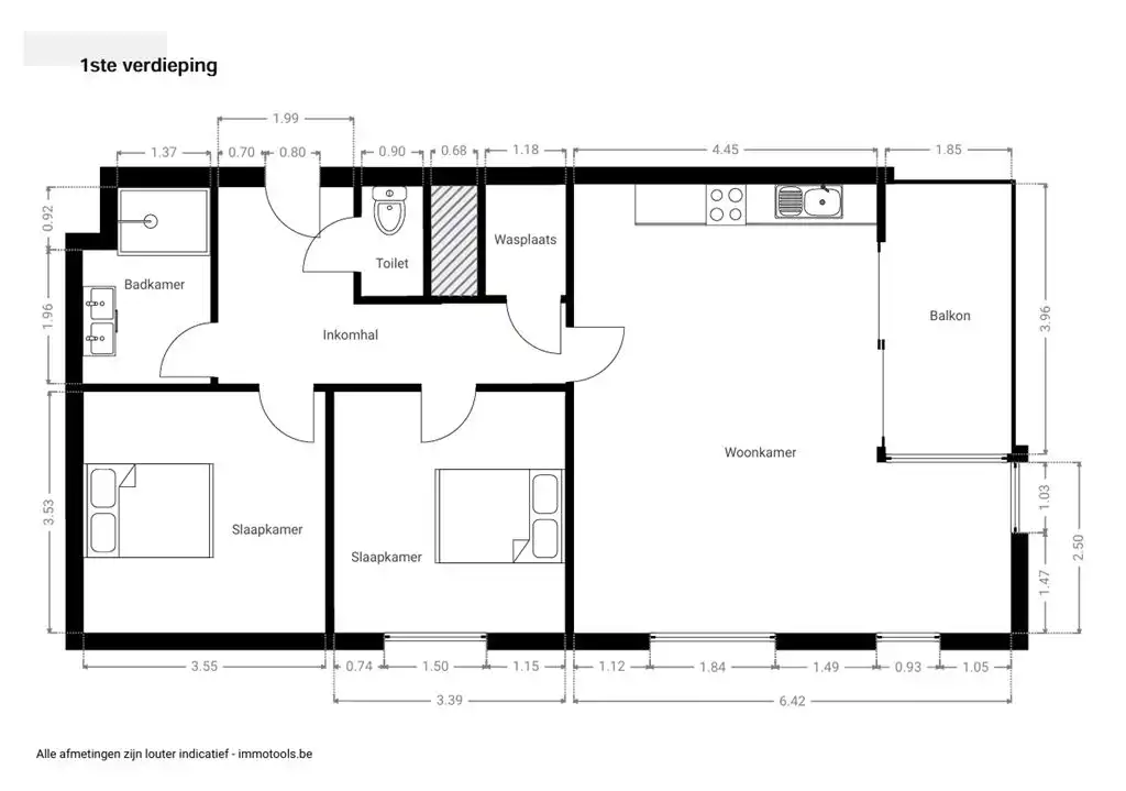 Nieuwbouw 2-slpk app met terras foto 13