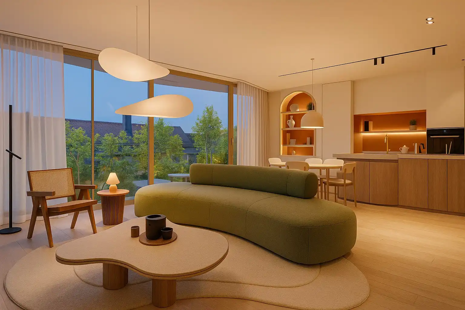 Res. "Finion": 2 slaapkamer appartement met terras foto {{pictureIndex}}