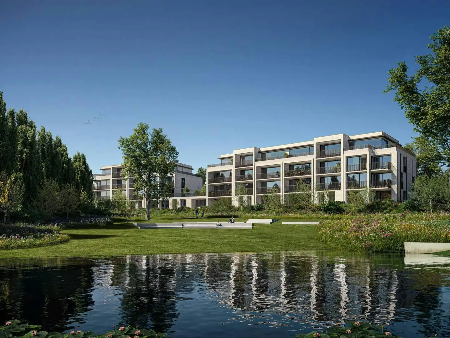 Exclusief wonen aan de Leie met uitzonderlijk terras (58m²)! foto {{pictureIndex}}