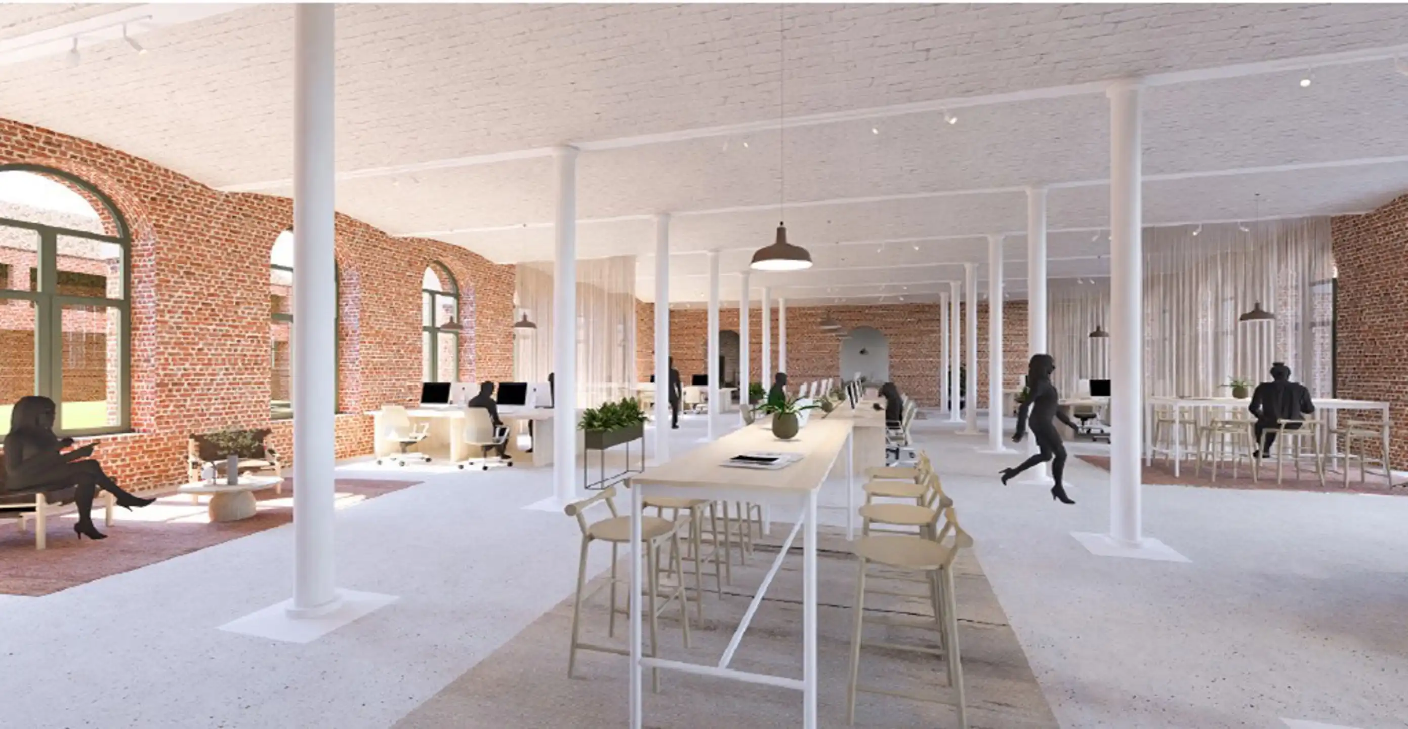 Mechelen-Zuid: moderne kantoren  730m² in historisch pand foto 14