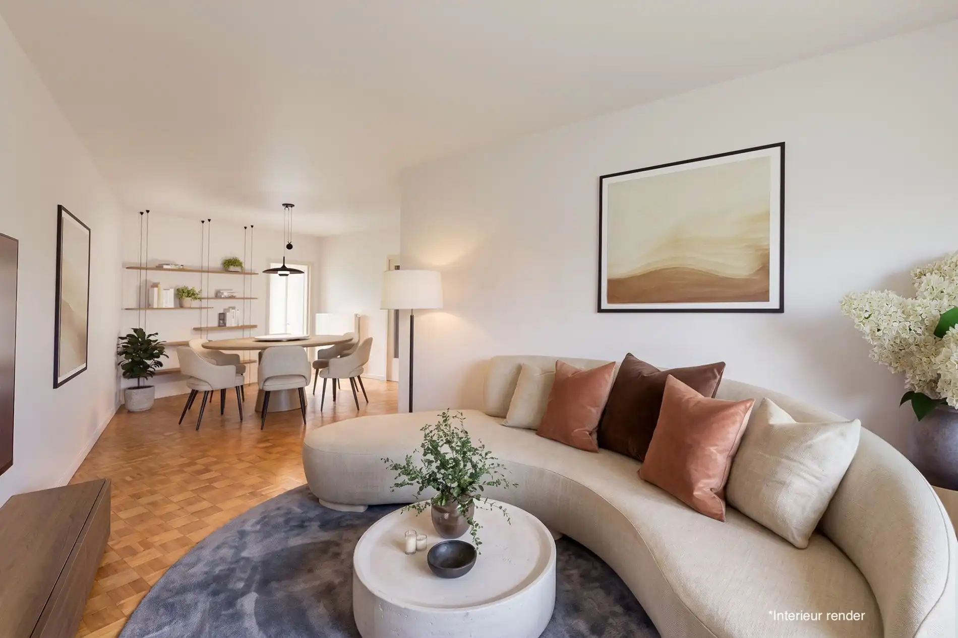 Leuk en energiezuinig (EPC: B) appartement (93m²) met parkeerplaats in centrum Hasselt  foto 3