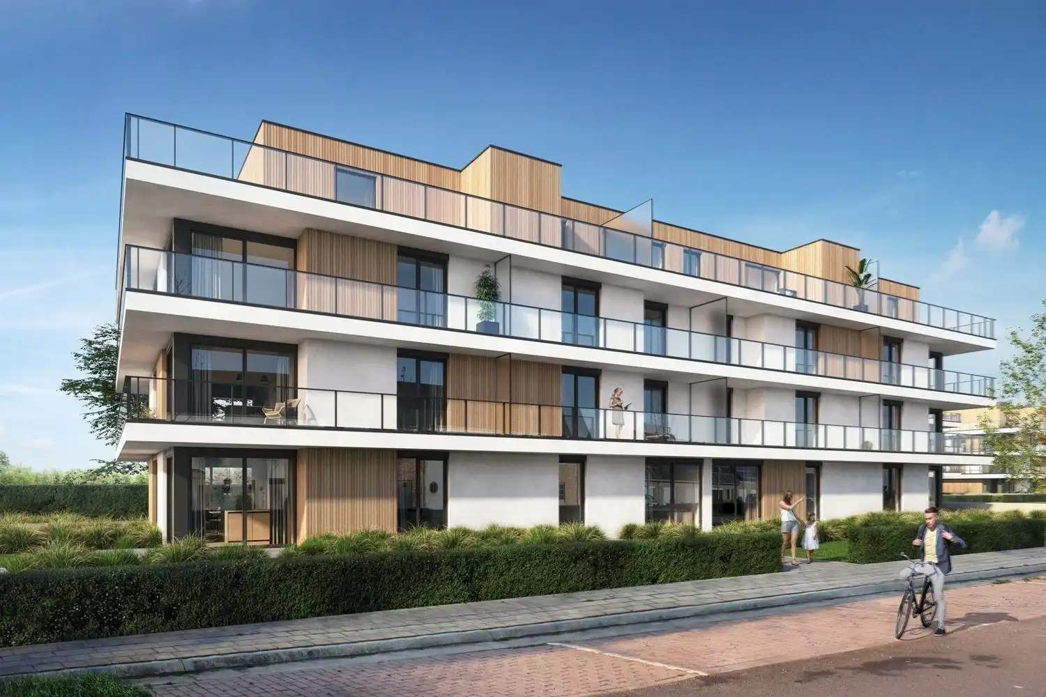Nieuwbouwappartementen in residentie "Weids" te koop vlakbij Gullegem-centrum foto 6