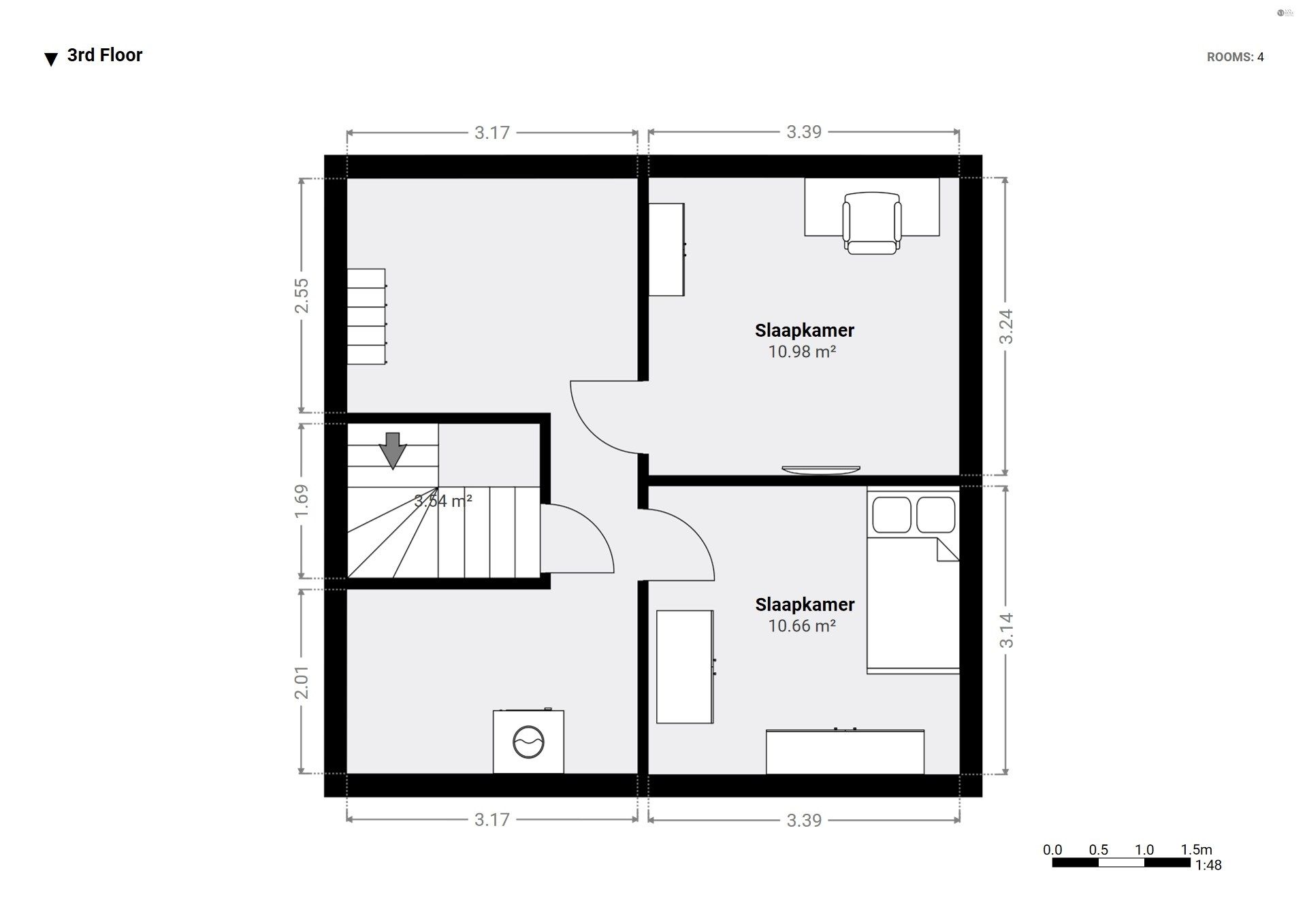 Recente woning, 5 slaapkamers, met garage en staanplaats. foto 26
