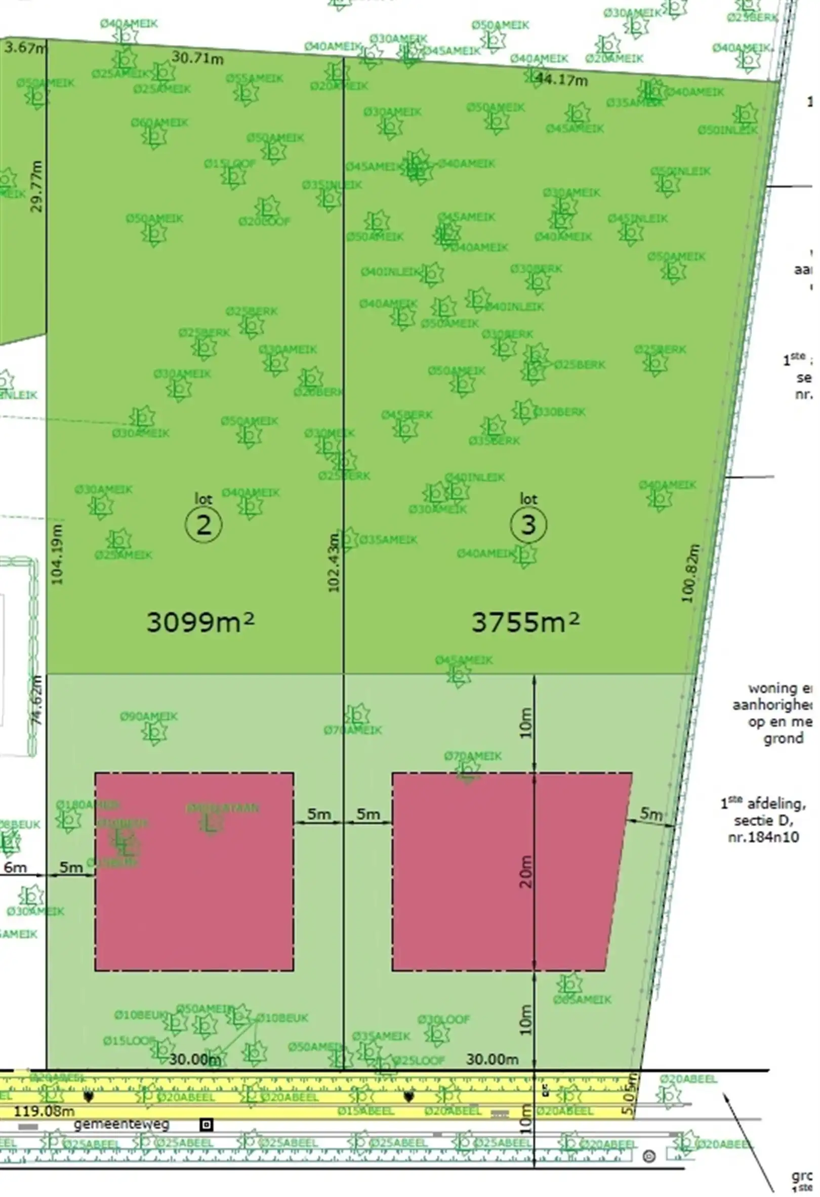 Exclusieve villagrond van ca. 3.099 m² op toplocatie in Schotenhof foto {{pictureIndex}}