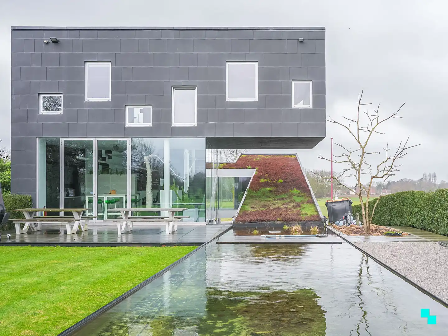 Architecturale villa op uitzonderlijk ruim perceel nabij dorpskern Merelbeke foto 34