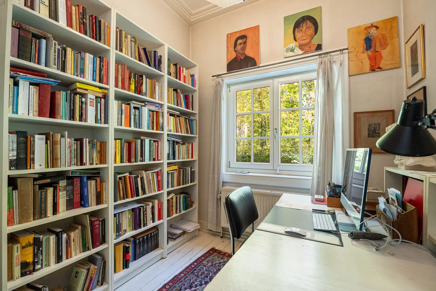 Unieke halfopen parkwoning (230m²) met schitterende Art-déco elementen op toplocatie tegenover het Te Boelaerpark foto 24