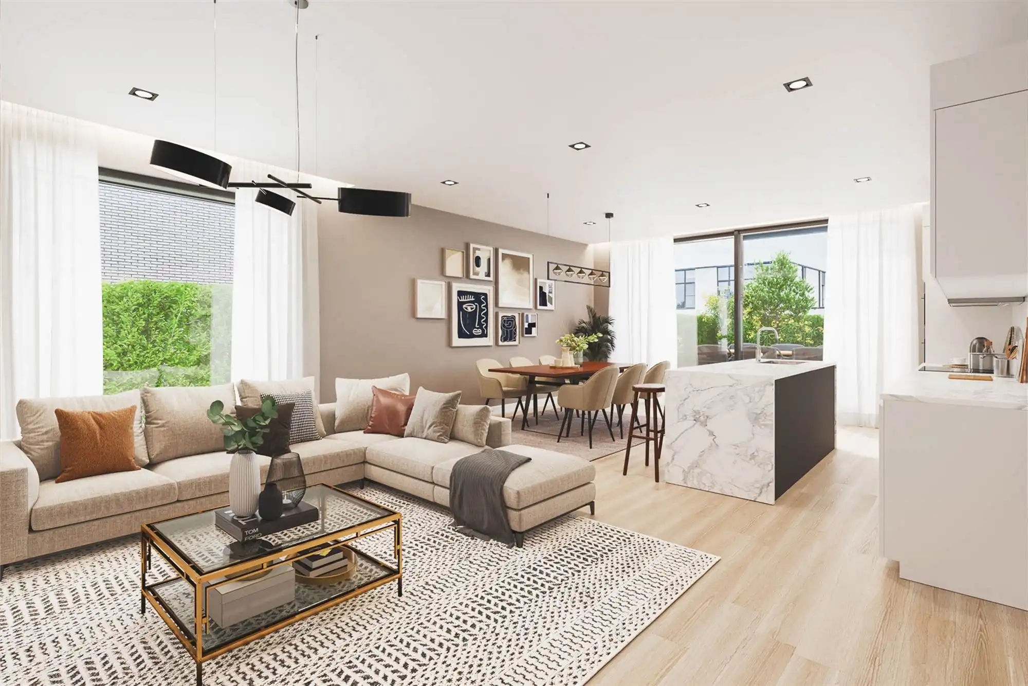 MODERNE CASCO+ AFGEWERKTE NIEUWBOUWWONING (BEN) OP EEN ZEER CENTRALE DOCH UITERST RUSTIGE LIGGING TE PEER foto 5