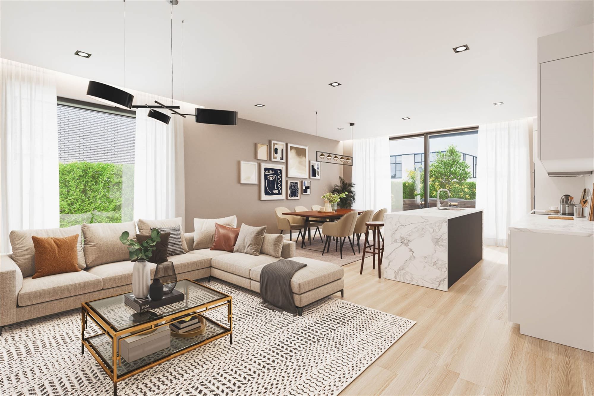 MODERNE CASCO+ AFGEWERKTE NIEUWBOUWWONING (BEN) OP EEN ZEER CENTRALE DOCH UITERST RUSTIGE LIGGING TE PEER foto 5