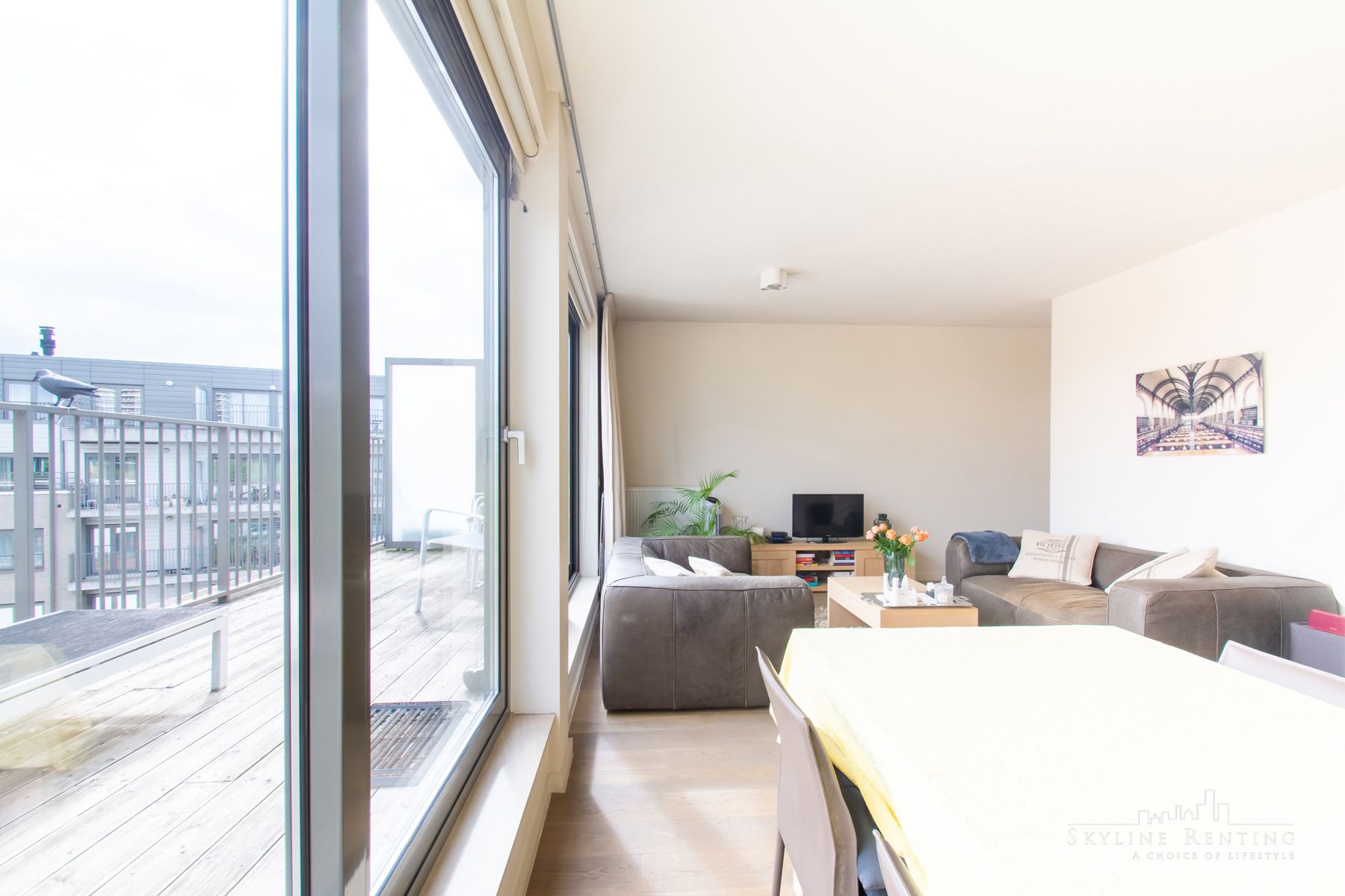 Gemeubeld app.2 SLPK met TERRAS - Centraal Brussel foto 8