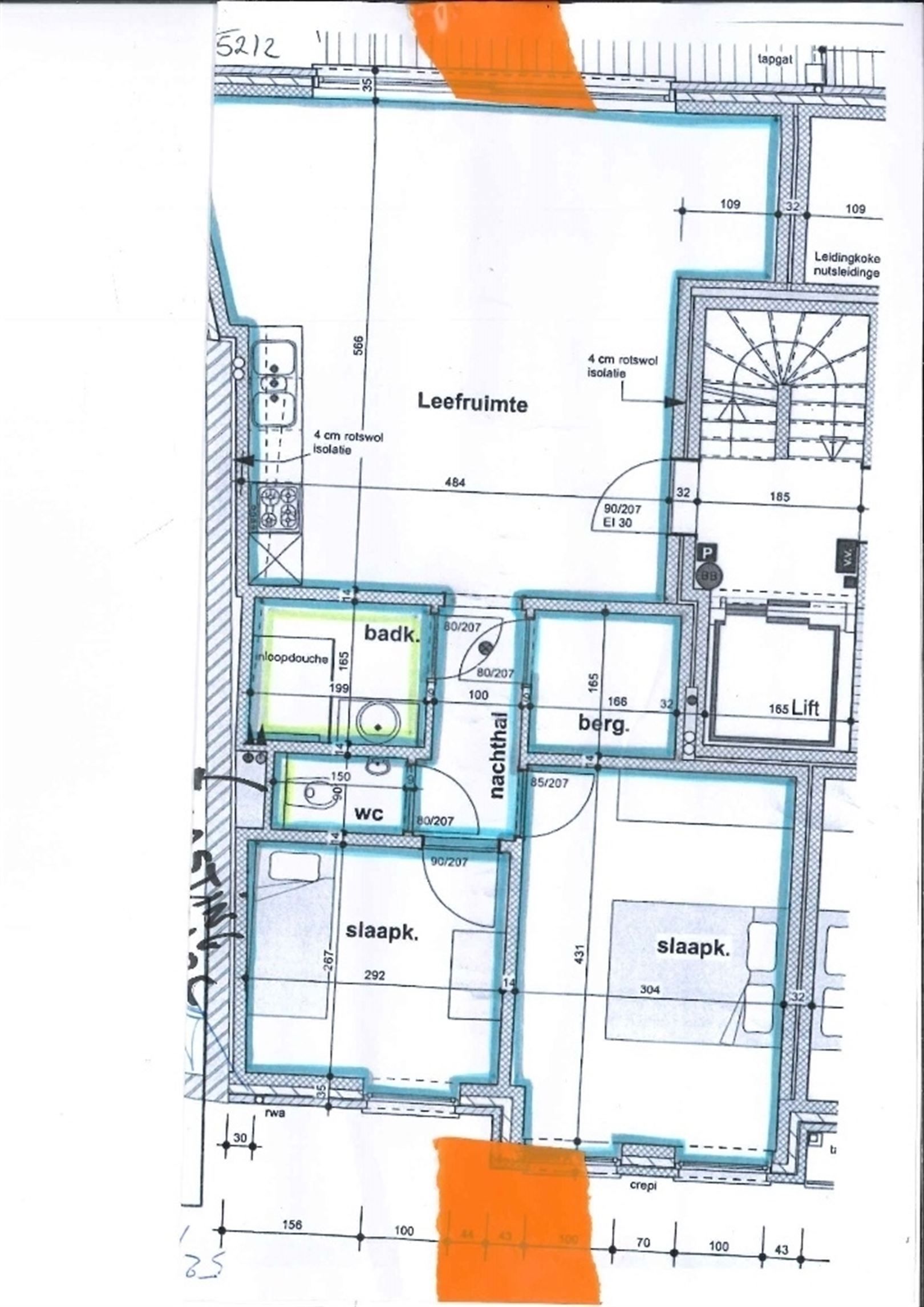 Nieuwbouw appartement met 2slpk's en zeer groot zonneterras te Sint-Gillis bij Dendermonde  foto 14