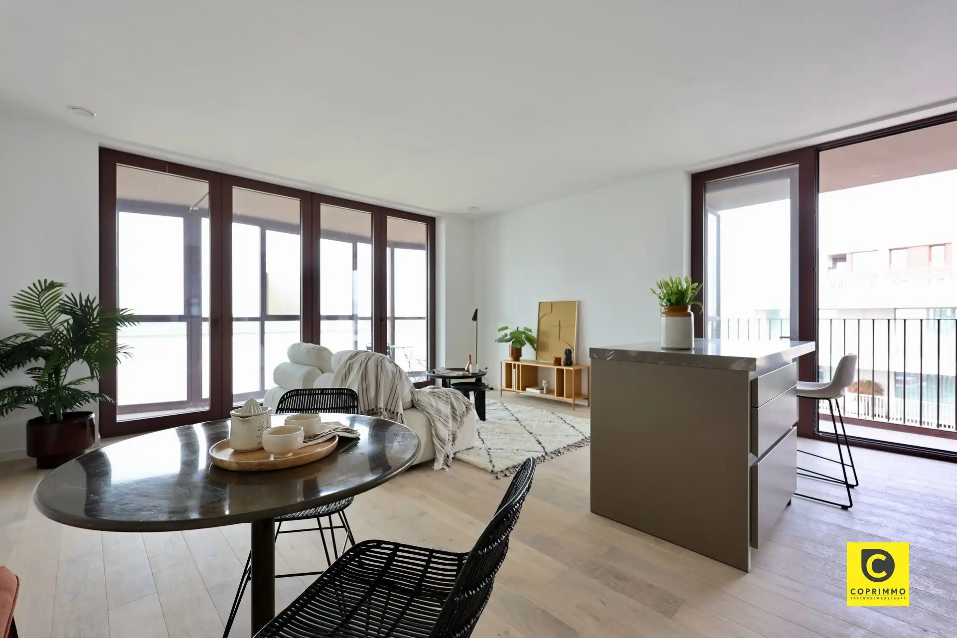 Nieuwbouw 1 slpk app met riante terrassen & Scheldezicht te Nieuw Zuid! foto 5