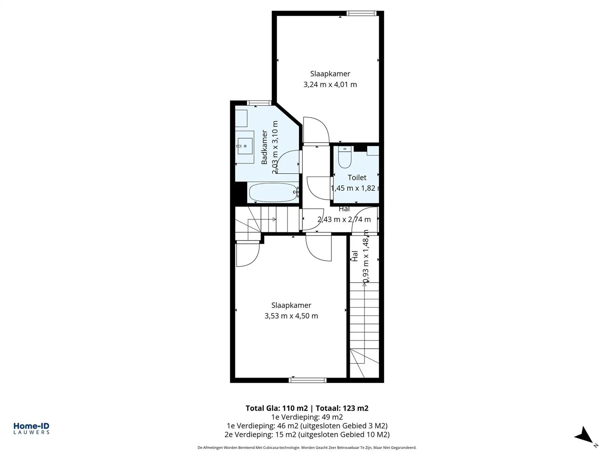 Fris triplex appartement met groot dakterras en garage foto 39