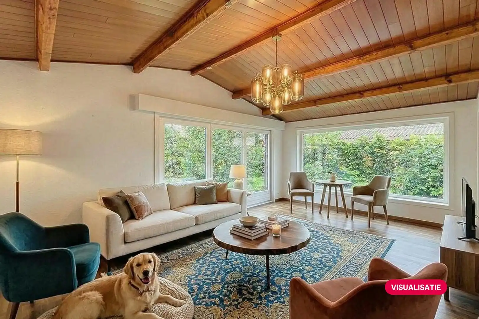 Bungalow te koop in groene en bosrijke omgeving in Gooreind foto 4