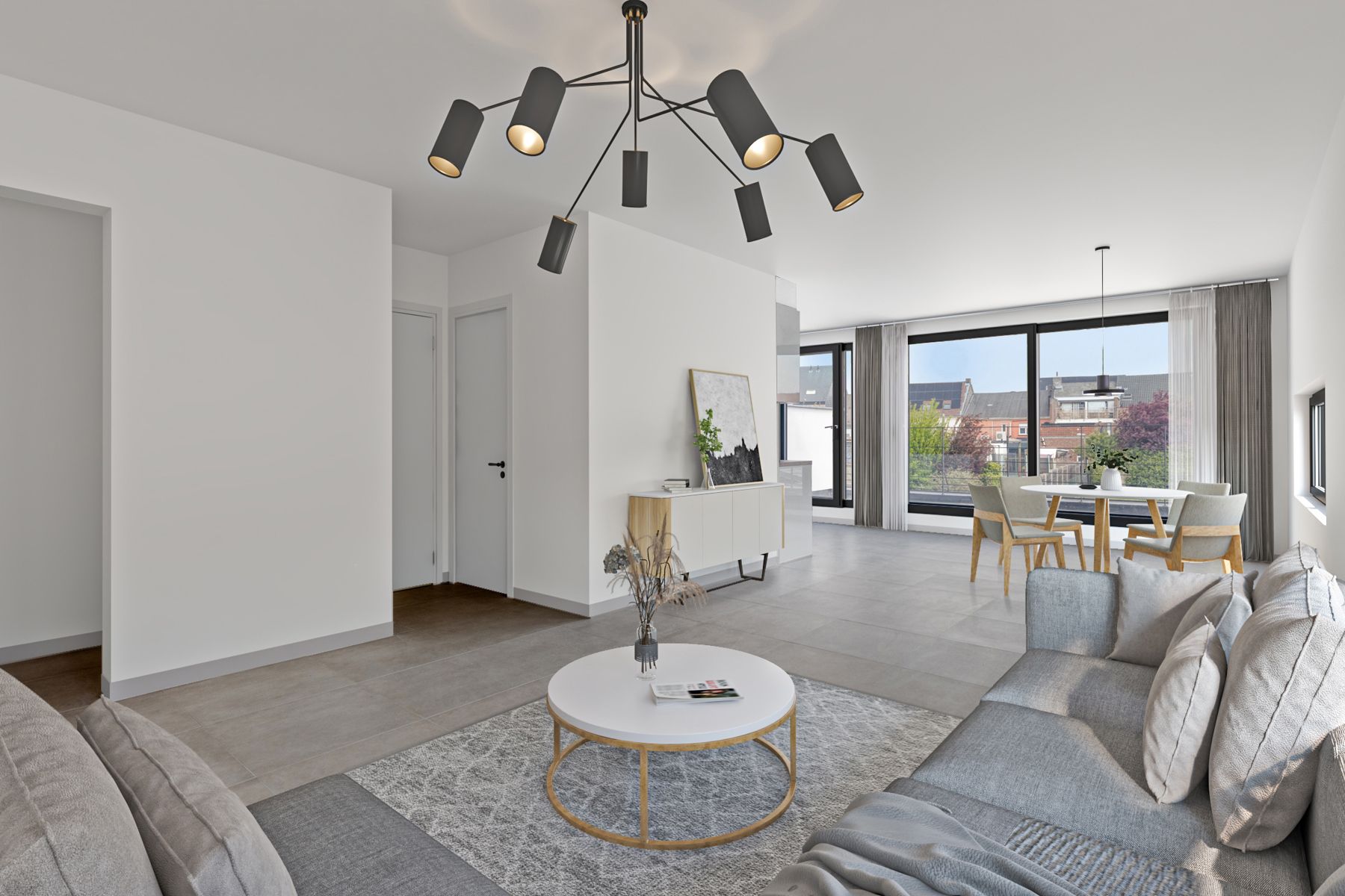 Nieuwbouw duplex appartement met ruim terras in het centrum foto 4
