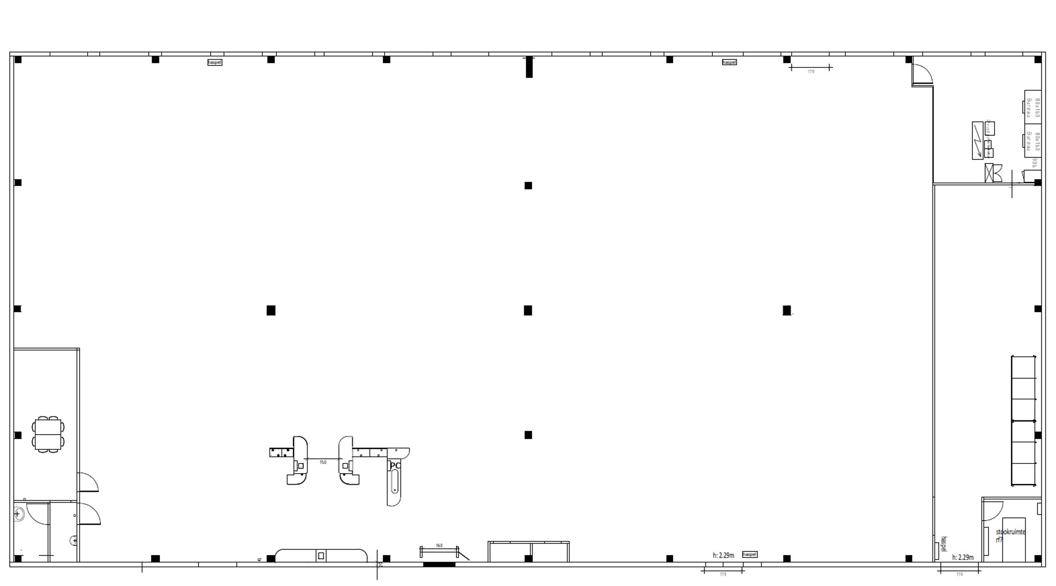 Handelspand 1.200 m² te huur winkelpark La Louvière foto 3