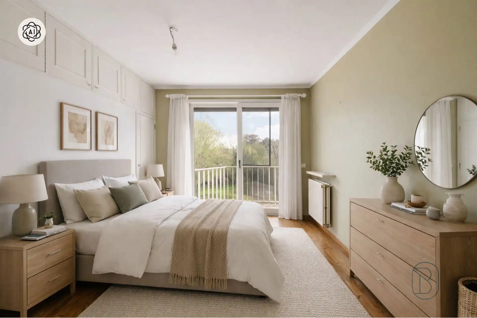 TOPgelegen leuk groot appartement met 2 slk en terras foto 11