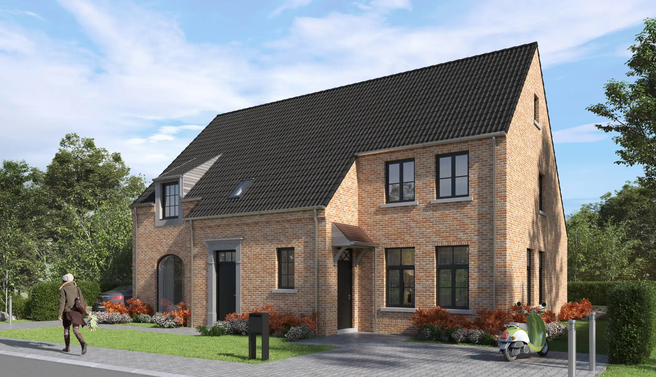 Landelijke, halfopen woning foto 4